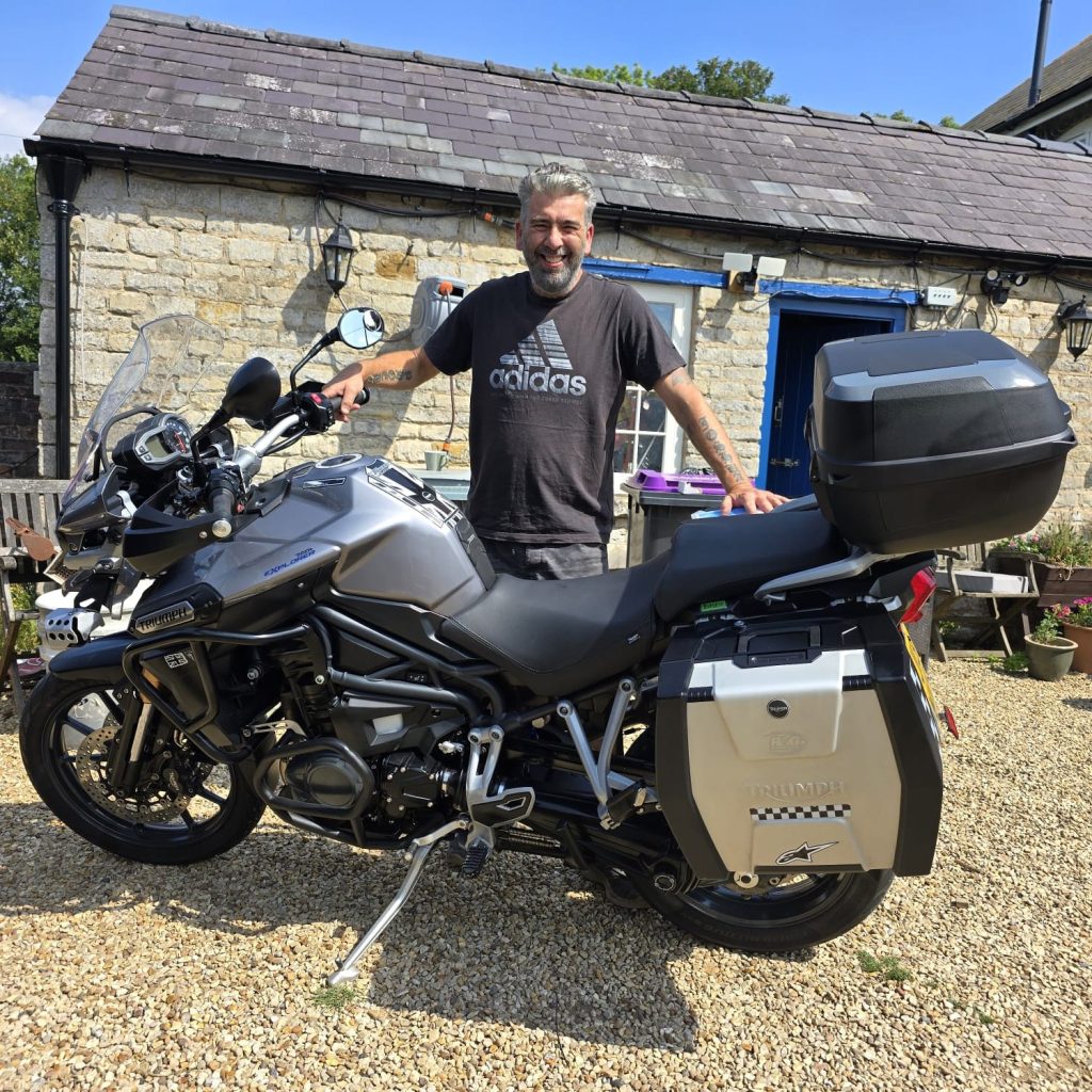 collecting Triumph Tiger Explorer 1200