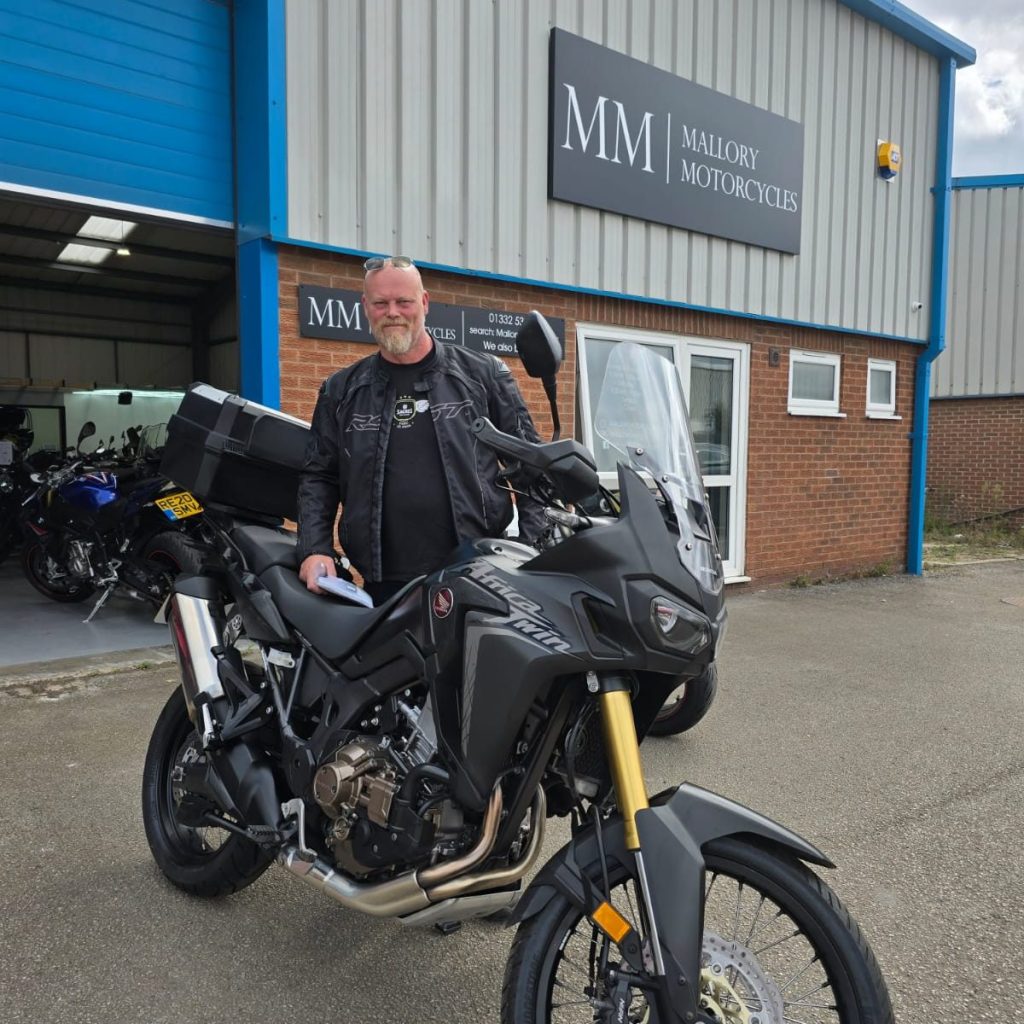 collecting Honda CRF1000L Africa Twin