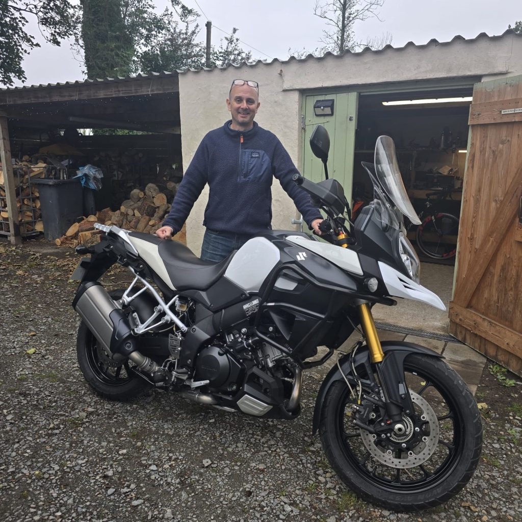 collecting Suzuki V-Strom 1000